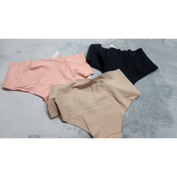 Victoria's Secret XL Muticolor 3 Pack NWT No-Show Cotton Cheeky Panties - Picture 6 of 6